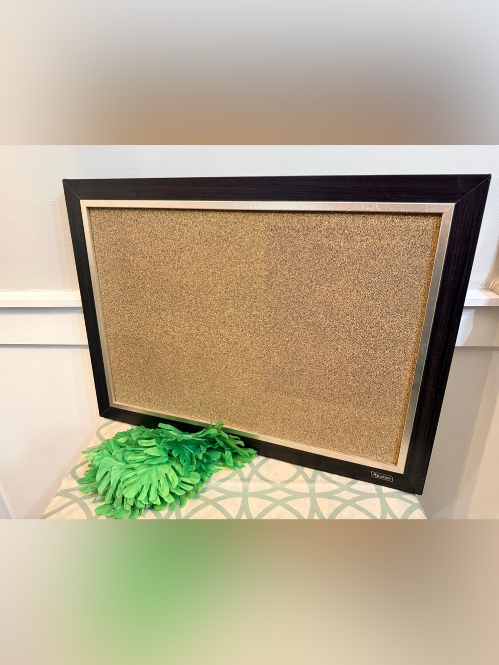 4/$25 • Quartet Dark Wood Framed Cork Board